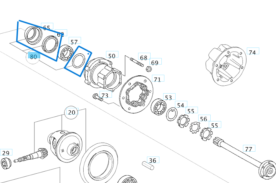 ABS Okuyucu Sacı Arka Sprinter W906 A9063500135