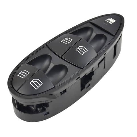 Cam Açma Düğmesi Ön Sol Siyah Çerçeve E Seri W211, OEM A2118213579, 2118213579