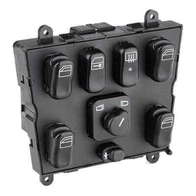 Cam Açma Düğme Seti Ayna Kumandalı Orta Konsol ML Seri W163, OEM A1638206610, 1638206610