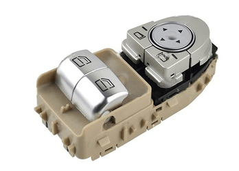 Cam Açma Düğmesi Set Ön Sol Bej / Krem Rengi Kasa C Seri W205, Vito W447 OEM A2059056911 8R73, 2059056911 8R73