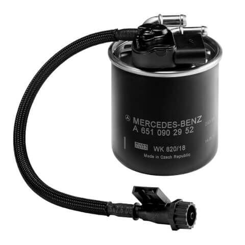 Mazot Filtresi Kablolu / Yakıt Filtresi Kablolu C Seri W204, E Seri W212, ML W166, Vito W639, Sprinter W906, W907, Motor: OM651 OEM A6510902952, A6510901552