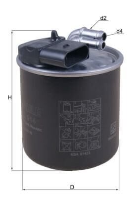 Mazot Filtresi Kablosuz/ Yakıt Filtresi Kablosuz Vito W639, W447, Sprinter W906, W907, Motor: OM651 OEM A6510903152