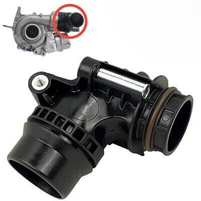 Turbo Hava Borusu Çıkış Dirsek C Seri W205, Vito W447, Motor: OM622, OM626 OEM A6220900080-1, A6260900400-1, 144601294R-1