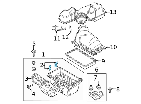 Hava Filtre Kazan Klipsi Uzun / Hava Filtre Segmanı Uzun Motor: M102, M103, M111, OM601, OM602, OM603, OM611, OM605, OM606 OEM A0000943255
