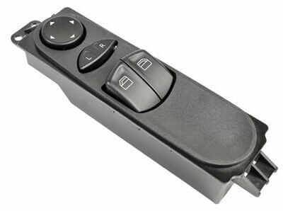 Cam Açma Düğmesi Ön Sol, Ayna Kumandalı 7 Fişli. Vito W639 OEM A6395450913, A6395450113