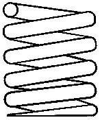 Helezon Yayı Arka Ø13,75mm E Seri W124 OEM A1243241104, A1243241204, A1243241604, 1243241104, 1243241204, 1243241604