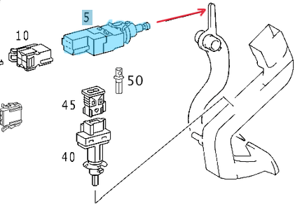 Fren Müşürü ML W163, G Seri W463, E Seri W210, C Serİ W202, S Seri W220, Sprinter W901, W902, W903, W904, OEM A0015456409, A0015452109, 0015456409, 0015452109