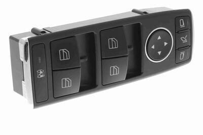 Cam Açma Düğme Seti Ön Sol Ayna Katlamalı C Seri W204, E Seri W207, W212, OEM A2049055402, A2049053905