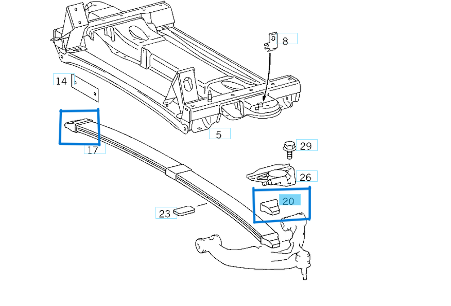 Makas Kafa Lastiği Ön SPRINTER W903 OEM A9013222319