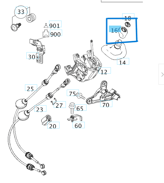 Vites Topuzu  Parlak Nikelajlı 6 İleri < 2012 VITO W639 OEM A6392670000