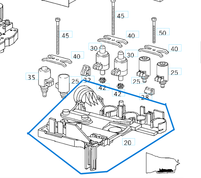 Otomatik Şanzıman Kartı W163, W202, W203, W204, W211, W212, W220, VITO W639, SPRINTER W901, W902, W903, W904, W906 OEM A1402701161, A1402700861
