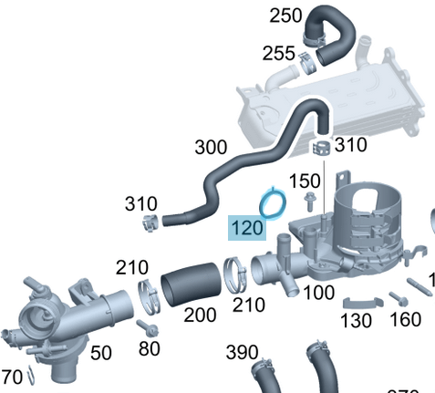 Mazot Filtre Ayağı Contası / Soğutucu Filtre Contası / Yağ Filtre Kütük Contası  Motor: OM651  OEM A6512031080, A6512030380, A6512006000-1, A6512003900 -1, A6512001556 -1, A6512001056 -1, A6512000356 -1, A6512000456 -1