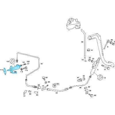 Debriyaj Merkezi Alt E Seri W115, W123, S Seri W116, W126, Minibüs 207, 208 W601  OEM A0012956807, A0002956507, A0002958207, 0012956807, 0002956507, 0002958207