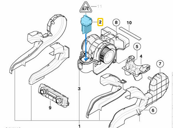 Klima Şalteri / Klima Tarağı / Klima Duyucusu BMW X5 Seri E70, F15, M F85, X6 Seri E71, E72, F16, M F86, Mercedes W204, W212, OEM 64116949645, A2048707710, A0008212992