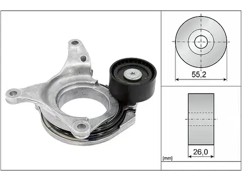 Kayış Gergi Kütüğü CLA W118, A Seri W177, B Seri W247 Motor: M282 OEM A2822000170, 2822000170