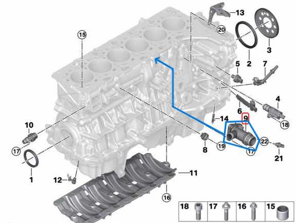 Su Flanşı / Blok Su Bakalit Boru BMW 1 Seri F20, F21, 2 Seri F22, F23, 3 Seri F30, F31, F34, 4 Seri F32, F33, F36, 5 Seri G30, G31, 6 Seri G32, 7 Seri G11, G12, X3 Seri G01, X4 Seri G02 Motor: B58. OEM 11118619408
