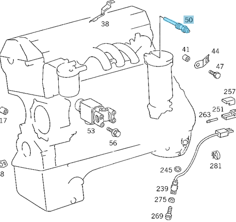 Buji Kızdırma / Isıtma Bujisi 11,5V  15,5Amp Motor: OM601, OM602, OM603, OEM A0011593601, A0011591701, GN858