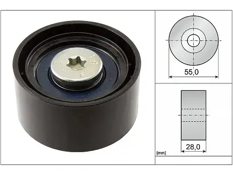 Kayış Gergi Kasnağı / Makarası BMW 1 Seri E81, 82, E87, E88, 3 Seri E90, E91, E92, E93, 5 Seri E60, E61, F07, F10, F11, 7 Seri F01, F02, X1 Seri E84, X3 Seri E83, X5 Seri E70, X6 Seri E71, Motor: M47N2, N47, N57