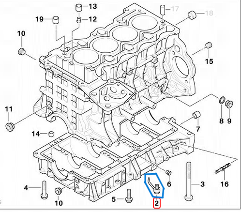 Yağ Fıskiyesi / Yağ Püskürtme Memesi / Yağlama Jeti BMW 1 Seri E81, E87, 3 Seri E46, E90-E93, 5 Seri E60, 6 Seri E63, 7 Seri E65, E66, X1 Seri E84, X3 Seri E83, MINI R52, R53, Motor: N40, N46N, N52N, OEM 11117531576, 11110407330, 11110402561, 11110146483