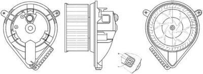 Kalorifer Motoru Vito W638 OEM A0028301508