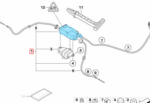 El Fren Modül Motoru / El Fren Ayar Modül Motoru BMW X5 Seri E70, X6 Seri E71, E72, OEM 34436850289, 34436850289, 34436796072, 34436788968, 34436788556, 34436785487, 34436782205, 34436779451