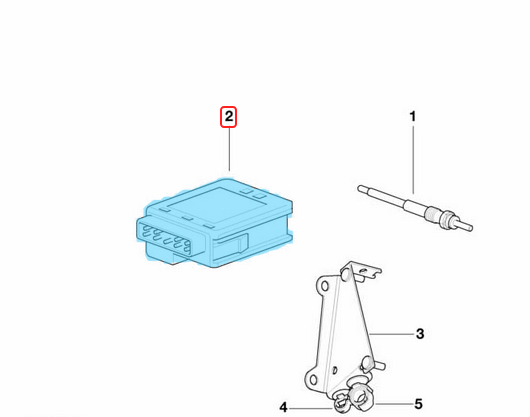 Kızdırma Rölesi / Buji Isıtma Rölesi BMW 1 Seri E87, 3 Seri E46, E90, E91, 5 Seri E60, E61, X3 Seri E83, Motor: M47N OEM 12217786821, 12217801200