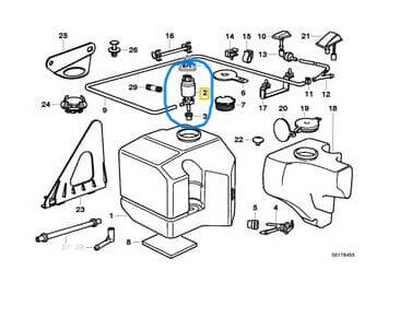 Silecek Su Motoru C Seri W203, W204, E Seri W211, W212, S Seri W221, Vito W639, Sprinter W906, 3 Seri E90, F30, 7 Seri E38, F25, 5 Seri E60, OEM A2218690121, A67128362154, A2108690821, A67128377612