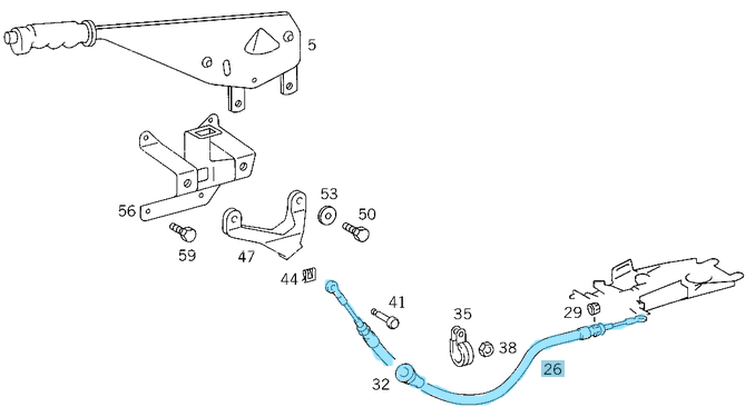 El Fren Teli Ön Vito W638 OEM A6384200785