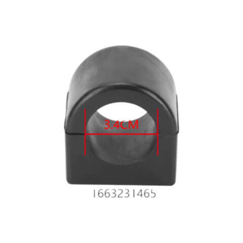 Viraj Lastiği / Viraj Demir Lastiği Ön 34mm ML Seri W166 Eski Tip,  OEM A1663231065, A1663231465, 1663231065, 1663231465