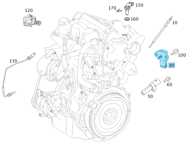 Basınç Sensörü / Emme Manifold Basınç Sensörü C Seri W204, E Seri W212, ML W164, R Seri W251, A Seri W169, B Seri W245, Vito W639, Sprinter W906, Motor :OM640, OM642, OM646, OM647, OM648 OEM A0061539928, 0061539928 Alternatif Kod: 0261230193