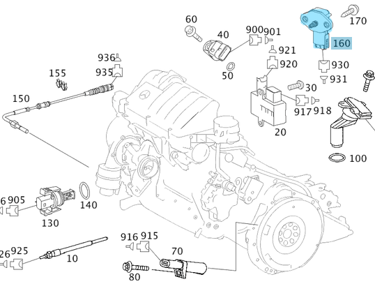 Basınç Sensörü / Emme Manifold Basınç Sensörü C Seri W204, E Seri W212, ML W164, R Seri W251, A Seri W169, B Seri W245, Vito W639, Sprinter W906, Motor :OM640, OM642, OM646, OM647, OM648 OEM A0061539928, 0061539928 Alternatif Kod: 0261230193