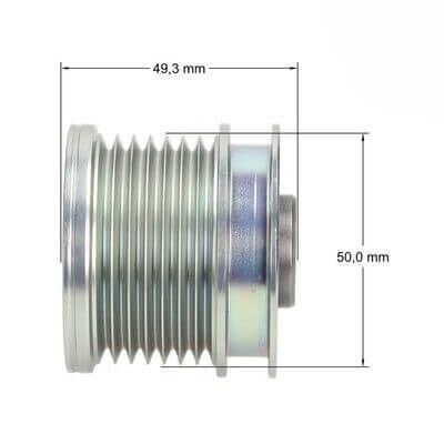 Şarj Dinamo Kasnağı / Alternatör Kasnağı C Seri W203, W204, W205, E Seri W211, W212, ML W164, Vito W639, Sprinter W906, Motor: OM642, OM646, OM651, OEM A6261500060, A6421500660, INA 535014010