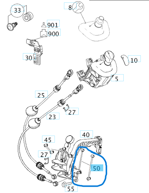 Vites Kol Çubuğu Uzun VITO W639, SPRINTER W906 OEM A6392670117