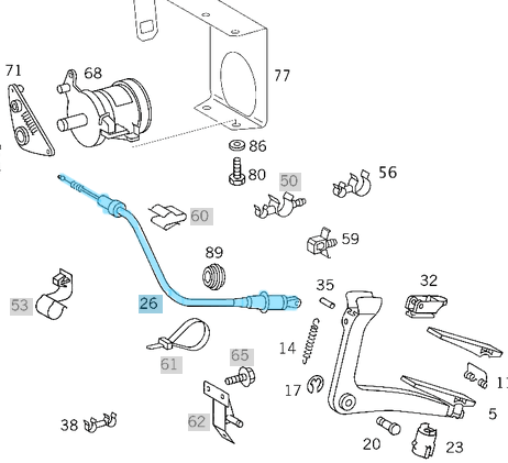 Gaz Teli Vito W638 Motor: M111 OEM A6383000630