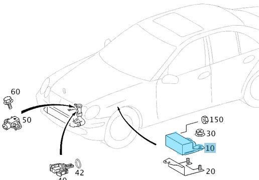 Kızdırma Rölesi / Buji Isıtma Rölesi C Seri W203, E Seri W210, W211, S Seri W220, Sprinter W901, W902, W903, W904, Motor: OM612, OM647, OEM A6489000100, A0005453616
