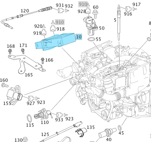 Kızdırma Rölesi / Buji Isıtma Rölesi Çelik  Kızdırma Bujisi İçin C Seri W204, E Seri W212, Coupe W207, Sprinter W906, Motor: OM642, OEM A6429007801, A6429005801, A6429002800