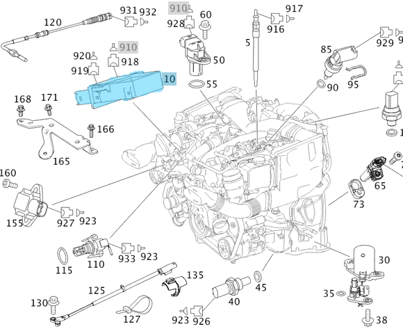 Kızdırma Rölesi / Buji Isıtma Rölesi Seramik Buji İçin C Seri W204, E Seri W212, Coupe W207, Sprinter W906, Motor: OM642, OEM A6421533779, A6429007701, A6429005701, A6429002700