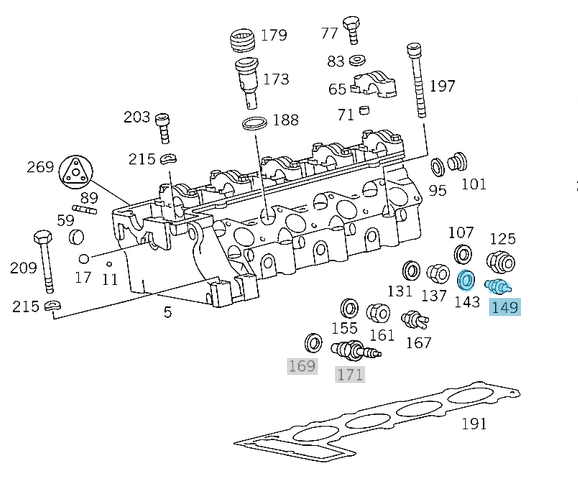 Hararet Müşürü Tek Fiş 120'C E Seri W123, W124, C Seri W201, W202, Vito W638, Sprinter W901-W903 Motor: M115, M102, M103, M104, M111, M112, OM601-OM603, OM615-OM617, OM605, OM606  OEM A0055422617, A0025422517, A0055421017(Kopya)