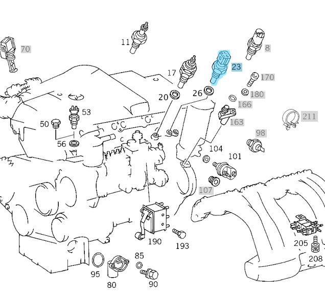 Hararet Müşürü / Fan Müşürü Dört Fiş 150'C E Seri W124, W210, C Seri W201, W202, Sprinter W901-W904 Motor: M102, M103, M104, M111, M116, M119, OM601, OM606, OEM A0085423217