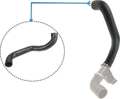 İntercooler Hortumu / Turbo Hortumu Sol Emme Tek  Sprinter W901, W902, W903, W904 Motor: OM611, OEM A9015284782