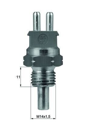 Hararet Müşürü / Klima Müşürü Çiftli Mavi 130'C  E Seri W124, W210, C Seri W201, W202, S Seri W140, Motor: M102, M103, M104, M111, M116, M117, M119, OM601-OM603, OM604-OM606, OEM A0085424517
