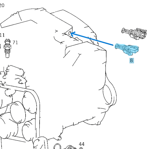 Hava Akışmetre Müşürü / Debimetre Sensörü / Isı Sensörü A Seri W168, C Seri W203, W204, S Seri W221, Vito W638, W639, Sprinter W901, W906  Motor: M102, M104, M111, M112, M113, M271, OM611, OM642, OM646, OM651, OM654 OEM A6511530028, A0005422818, 2D0905379