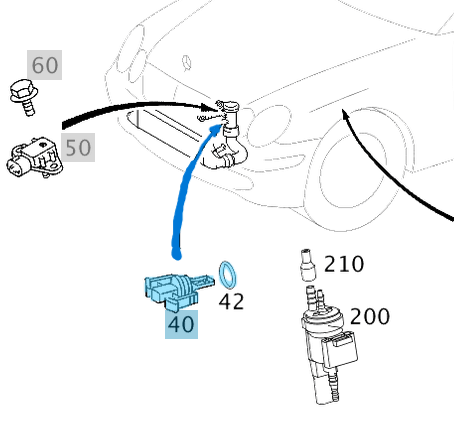 Hava Akışmetre Müşürü / Debimetre Sensörü / Isı Sensörü A Seri W168, C Seri W203, W204, S Seri W221, Vito W638, W639, Sprinter W901, W906  Motor: M102, M104, M111, M112, M113, M271, OM611, OM642, OM646, OM651, OM654 OEM A6511530028, A0005422818, 2D0905379