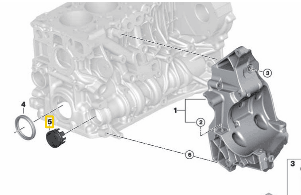 Blok Tapası Plastik BMW E60, E87, E90, F10, F20, F30, G30, G11 Kasa B46, B48, N47, N47N Motor