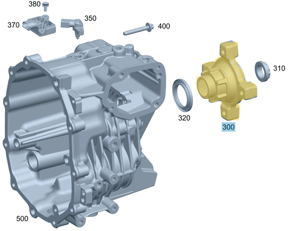 Şanzıman Flanşı / Şanzıman Çıkış Flanşı Sprinter W906 OEM A9062620445, 9062620445