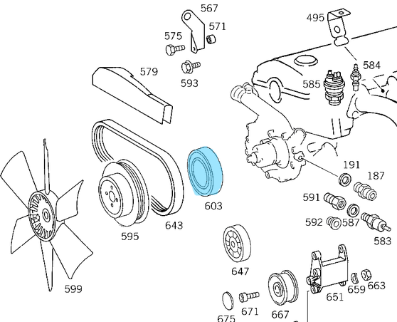 Pervane Manyetiği / Fan Termiği C Seri W201, E Seri W124 Motor: M102 OEM A1022000677, 1022000677