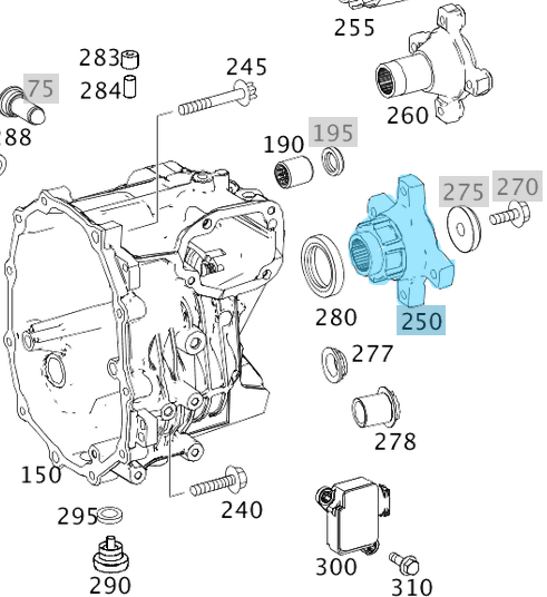 Şanzıman Flanşı / Şanzıman Çıkış Flanşı Sprinter W906 OEM A9062620445, 9062620445