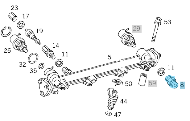 Mikro Filtre E Seri W123, W124, W210, C Seri W201, W202, S Seri W126, W140 Motor: M102, M103, M104, M110, M111, M116, M117, M119, M120, M161, Motorlar için mikro filtre. OEM A0000746086, A0000745986