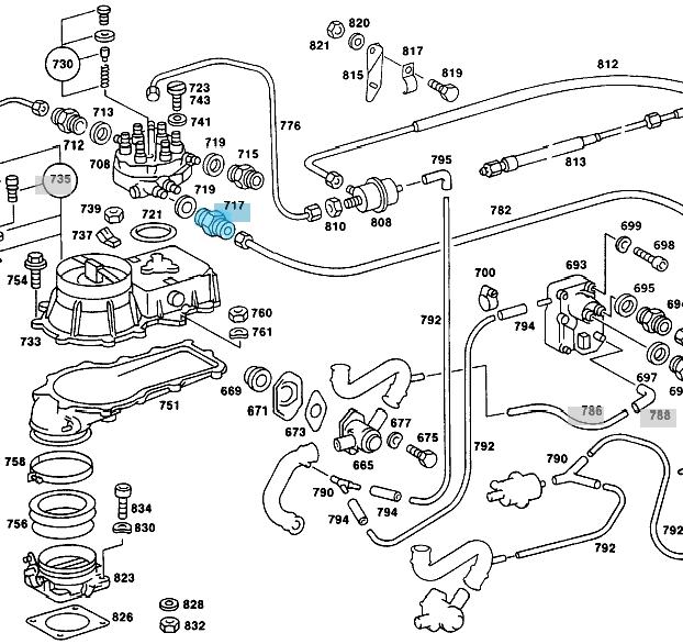 Mikro Filtre E Seri W123, W124, W210, C Seri W201, W202, S Seri W126, W140 Motor: M102, M103, M104, M110, M111, M116, M117, M119, M120, M161, Motorlar için mikro filtre. OEM A0000746086, A0000745986
