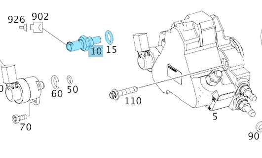 Hararet Müşürü / Fan Müşürü  E Seri W210, W211, W212, C Seri W203, W204, Vito W639, Sprinter W903, W904, W906, Motor: M104, M111, M116, M119, OM602, OM604, OM605, OM606, OM611, OM612, OM642, OM646, OM651,  OEM A0051536328, A0005426218, A0051532328